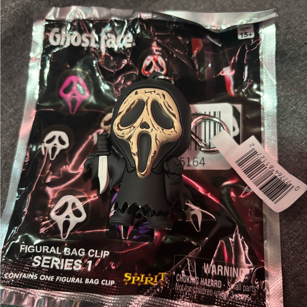 Aged Ghost Face Blind Bag Keychain